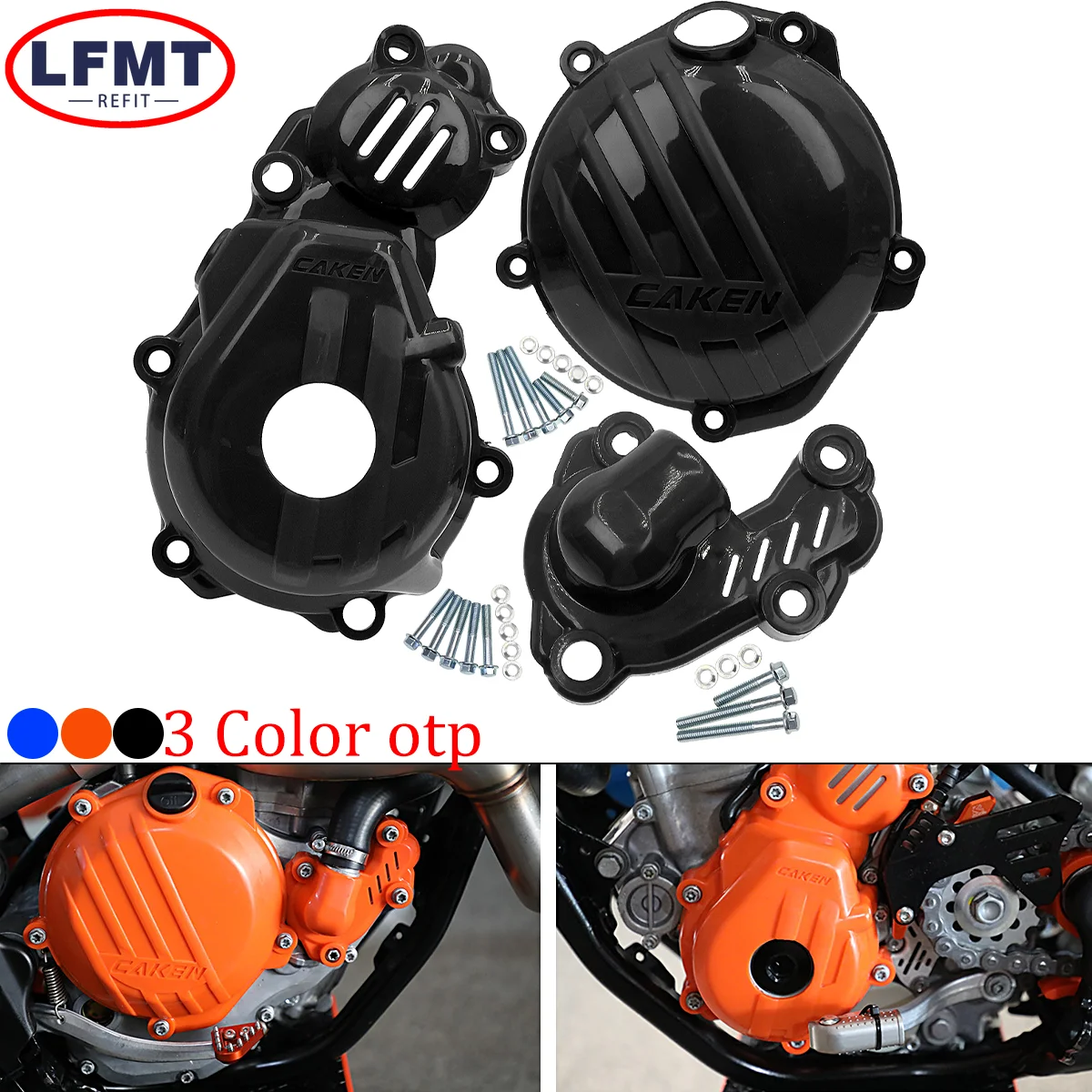 For KTM EXCF SXF XCF EXC-F SX-F XC-F 250 350 For Husqvarna FC FE FX 2016-2022 Clutch Cover Magneto Engine Water Pump Guard Set