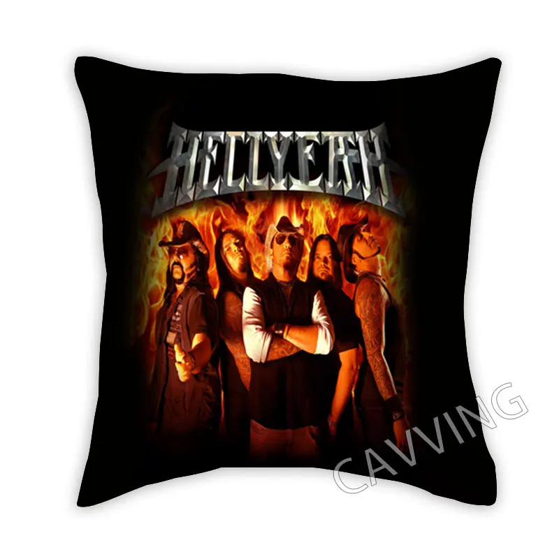 HELLYEAH  Band  3D Printed Polyester Decorative Pillowcases Throw Pillow Cover Square Zipper Cases Fans Gifts Home Decor