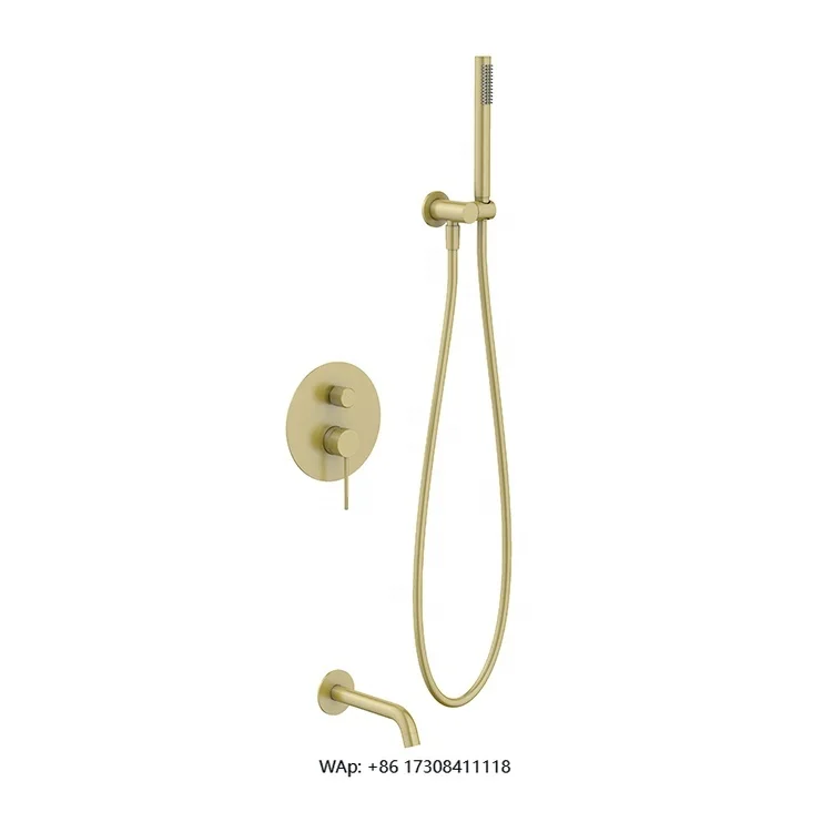 

Wall Mounted Bathroom Shower System Concealed Shower Faucet Set Hidden Rain Shower Set Supplier Concealed Mixer