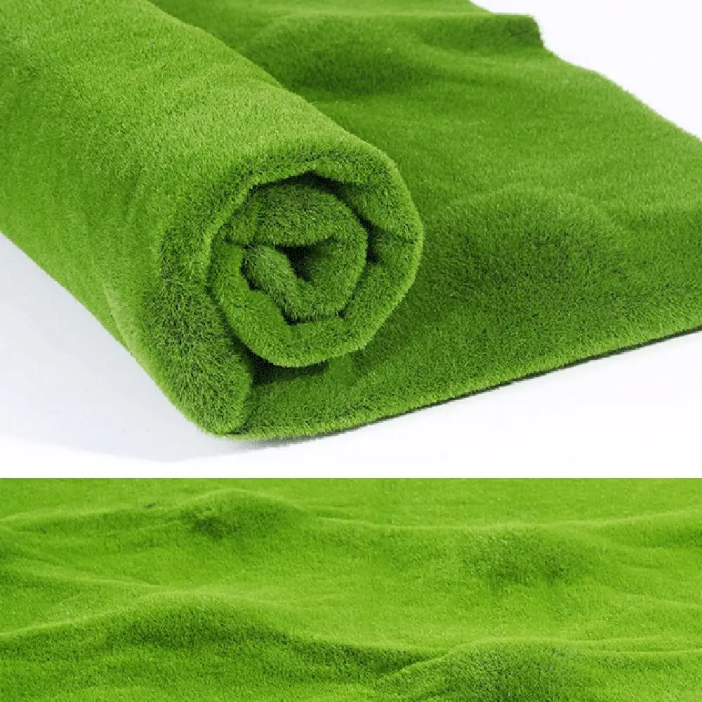 Artificial Plants DIY Fake Moss Grass Turf Durable 50*50cm Artificial Moss Carpet No Watering Lifelike Fake Green Grass Mat Wall