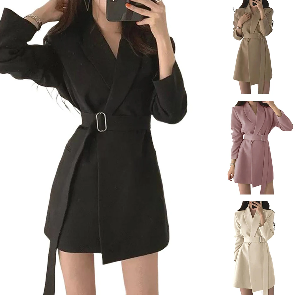 Lässiger Anlass, Reversgürtel, Jacke, eleganter Blazer, brandneuer Artikel, Freizeitkleidung, bequeme Passform, modisches Design