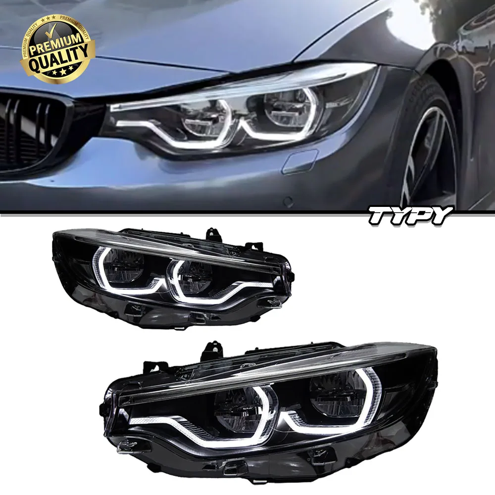 

TYPY автомобильные аксессуары, фары для 4-й серии F32 F82 2013-2019, фары в сборе, полностью светодиодные, высококачественные передние фары M4