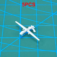 5PCS Simulation MQ-1A Predator Unmanned Aircraft 1/2000 700 400 350 Scale Model Spy Plane Combat Aerial Vehicle Small Decoration