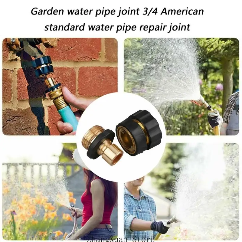Auslaufsicherer Hochdruck-3/4-Zoll-Gartenschlauch-Schnellanschluss, perfekt für Bewässerungssysteme auf dem Bauernhof und – Detail 10