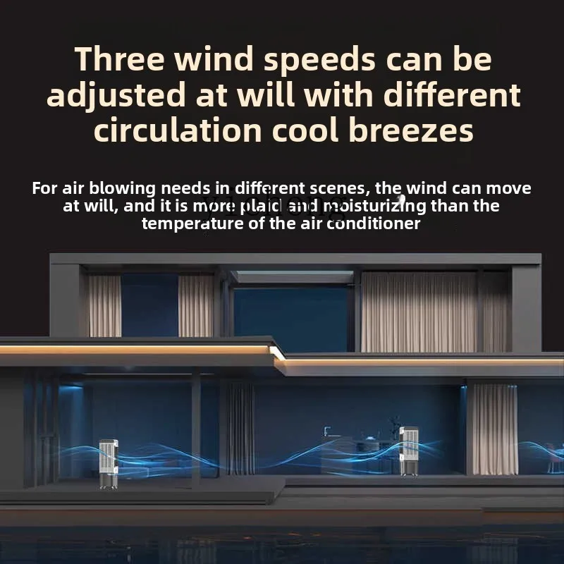 TQH Industrial Air Cooler Commercial Large Water Air Conditioning Factory Workshop Refrigeration Fan Mobile Air Conditioning