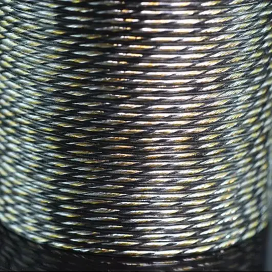26AWG سبائك البلاديوم الذهبية والفضة + الفضة النقية المطلية مع كابل سدادة الأذن DIY من الجرافين الذهبي
