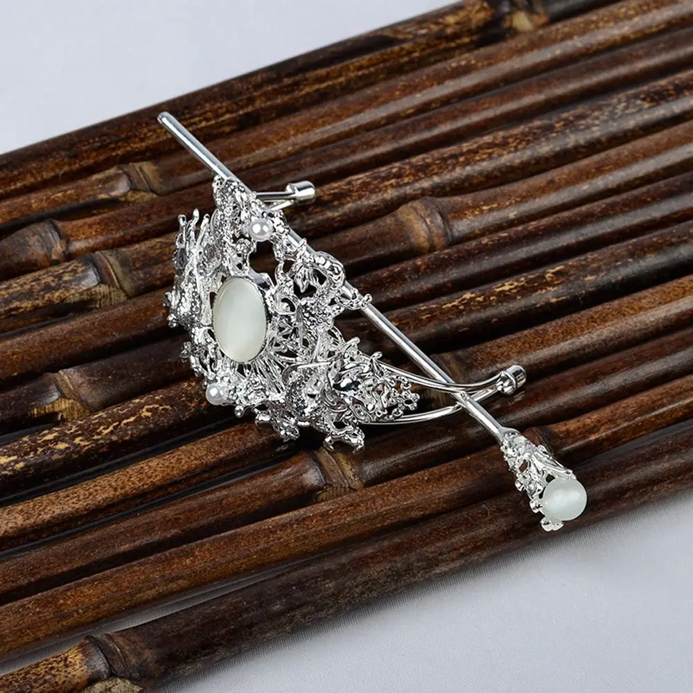 

Нежный головной убор с драконом, ювелирные изделия из сплава для девочек, палочка для волос, аксессуары для волос, женская тиара, китайский стиль, корона для волос, орнамент ханьфу