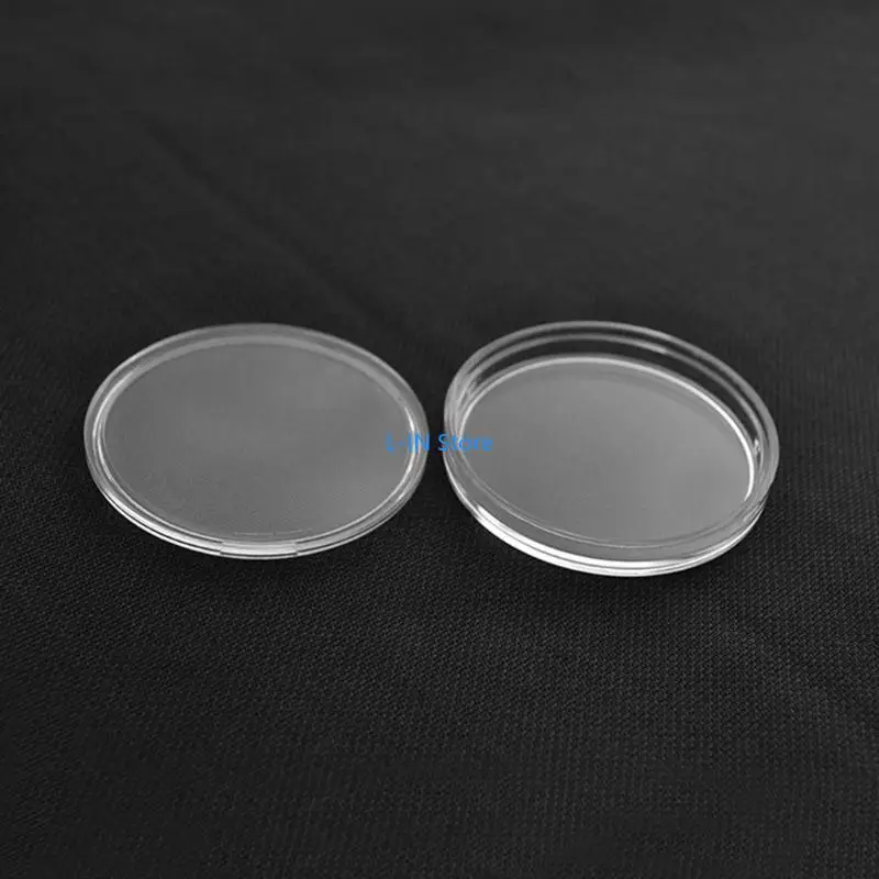 

100pcs 25mm Coin Capsules Holder with Plastic Storage Box for Coin Collection Supplies Round Protective Case