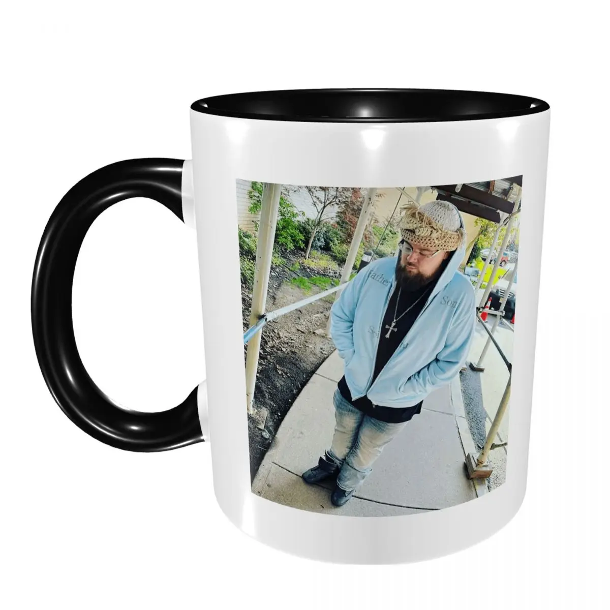 Joeyy Singer Vocalist Music Rapper Mug Funny Ceramic Coffee Cups Tea Mugs Milk Cup Drinkware Gifts for Woman Man