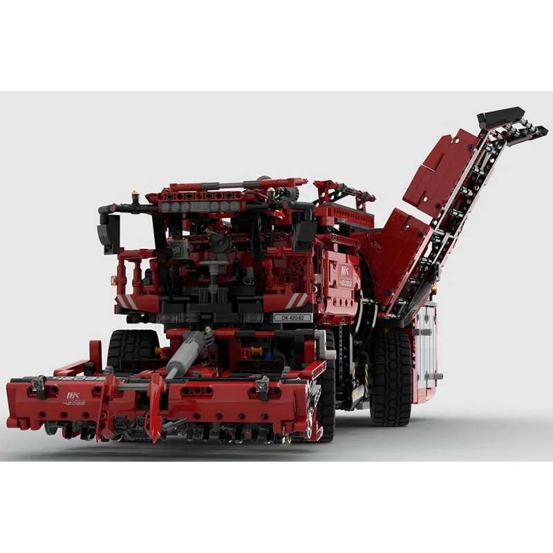 Modulaire stadsgebouw Moc-bouwstenen Suikerbiet-oogstmachine Modeltechnologie Modulaire blokken Geschenken Kerstspeelgoedsets Montage