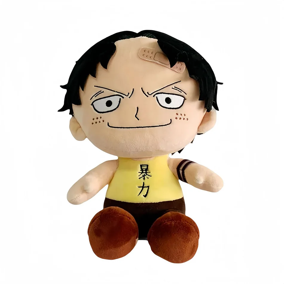 Anime japonés 2026 nuevo 25cm juguetes de peluche de una pieza figura de dibujos animados Luffy Chopper Ace Roronoa Zoro lindo muñeco de peluche regalos de navidad
