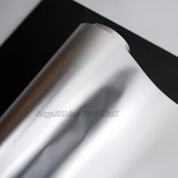 Matt Silver Chrome Metallic Matte Vinyl Wrap Car Wrap With Air Bubble Free Alexandria Silver Film Vehicle Wrapping Sticker Foil