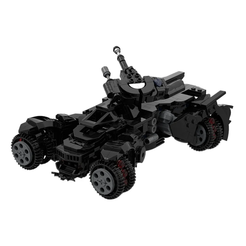 666PCS MOC Arkham Knight Batmobile Speed Champions Sports Cars Building Blocks Speed Vehicle Model Toy For Kid Adult Boys Gift