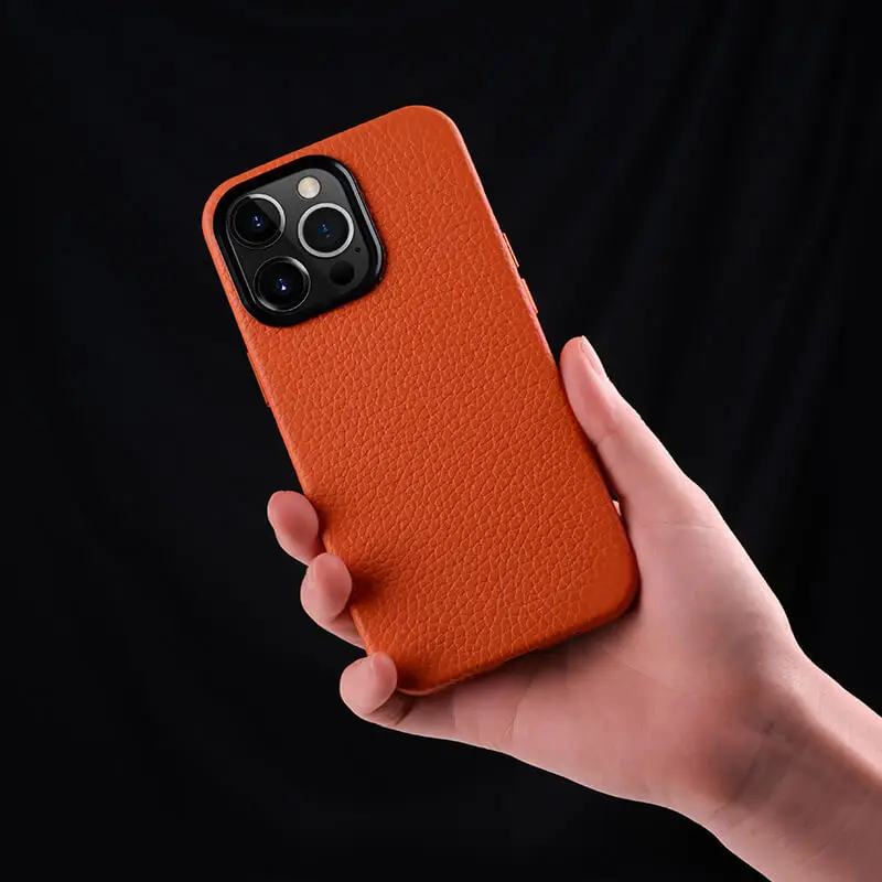 Melkco For Magsafe Premium Leather Magnetic Wireless Case for iPhone 14 Pro Max Genuine Cowhide Business Full Coverage Cover