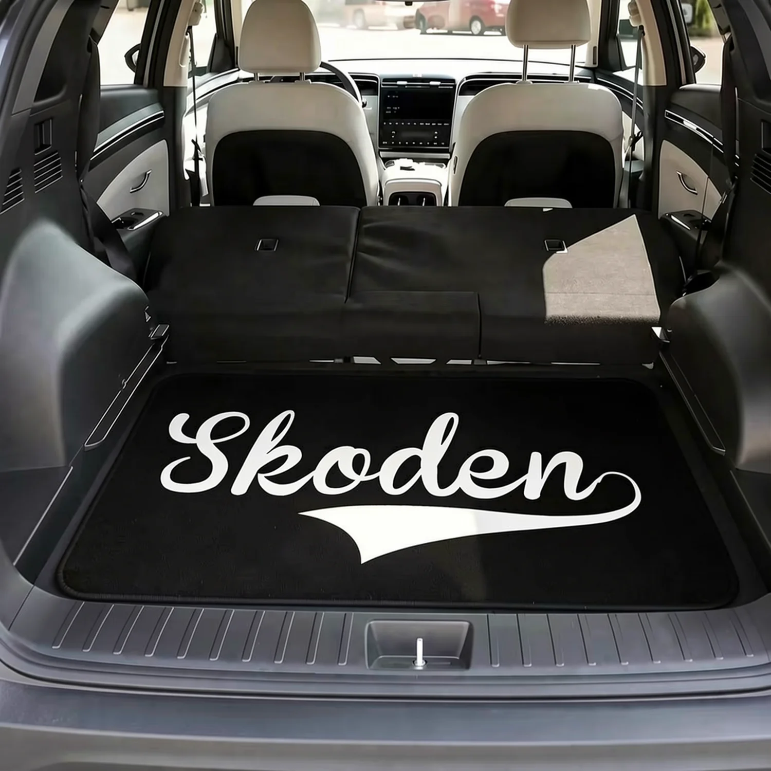Car Trunk Mat, Gradient Rainbow Leopard Print Cargo Liner, Non‑Slip Waterproof Rear Trunk Protector, Women Car decor, Car Accessories, Interior Decoration Mat, Universal Fit For SUV Sedan Truck, Vibrant Ani view 2
