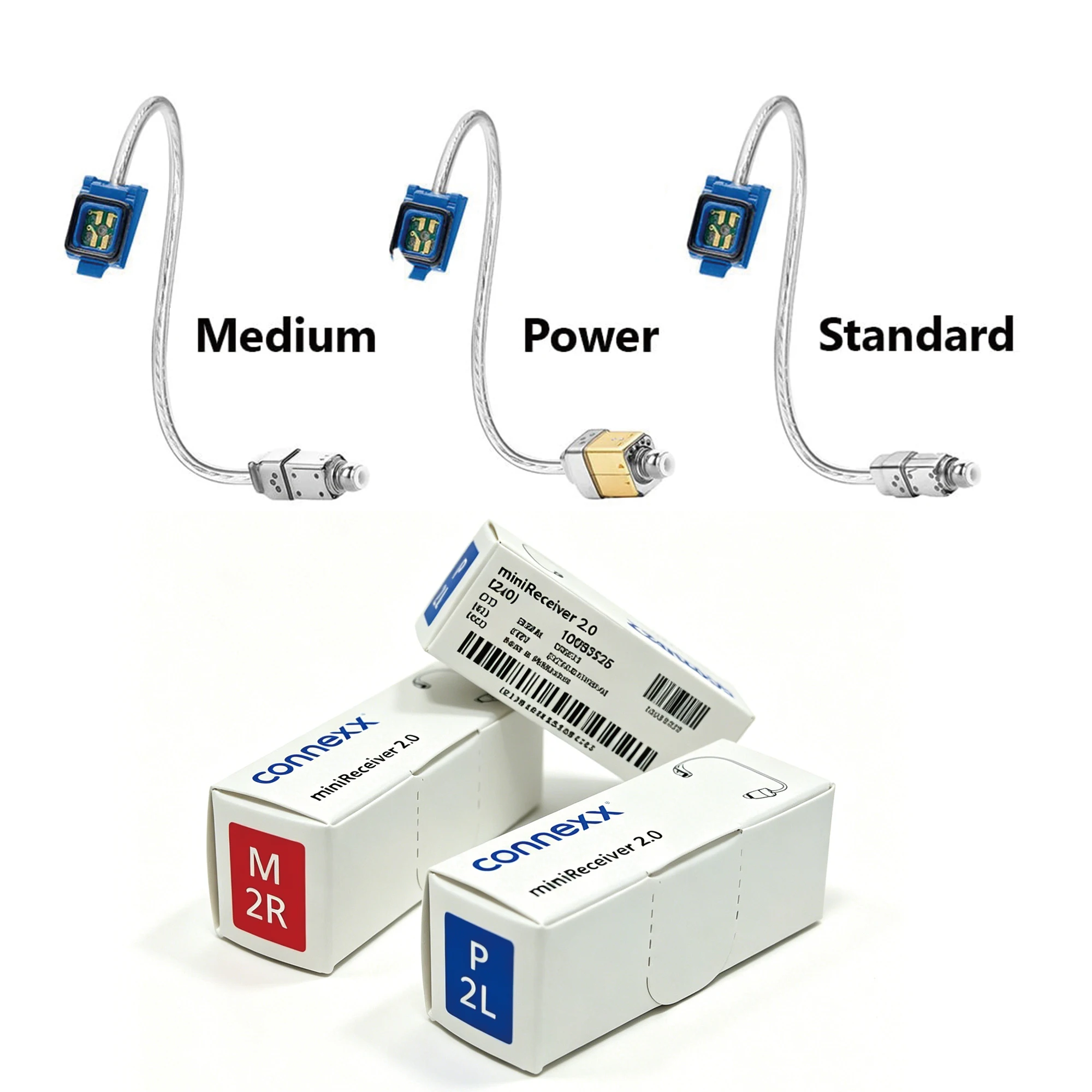 Receptor para audífonos Signia - Connex MiniReceiver 2.0, receptor de repuesto (potencia S-M-P)
