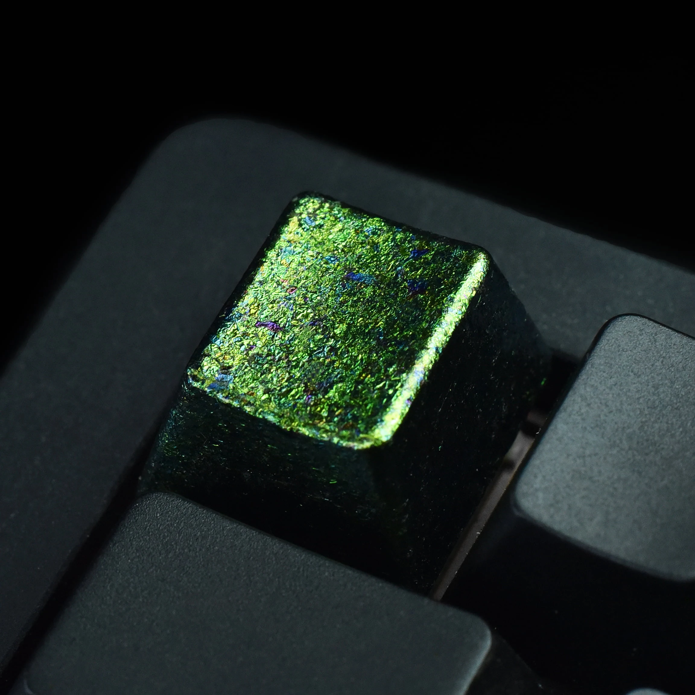 Rock-color Ceramic Keycap Personalized Handmade Point Keycap  Custom Mechanical Keyboard 1 Pc Artisan Key Cap Gaming Accessories