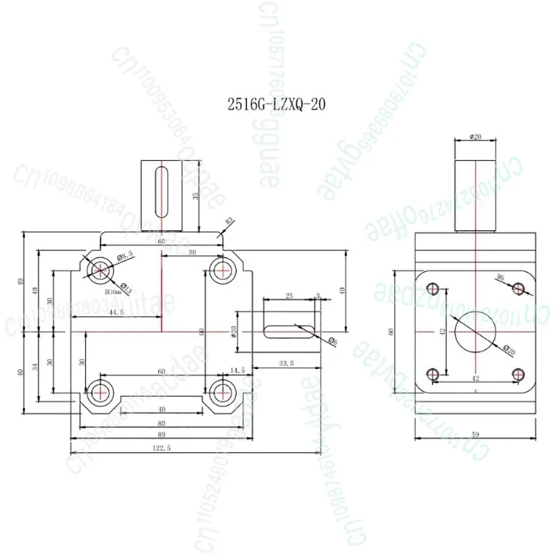 الفولاذ المقاوم للصدأ الزاوية اليمنى صندوق التوجيه علبة التروس الصلب المصبوب 40N.M تحميل كبير 2.5 وحدة 16 الأسنان 90 درجة العاكس والعتاد