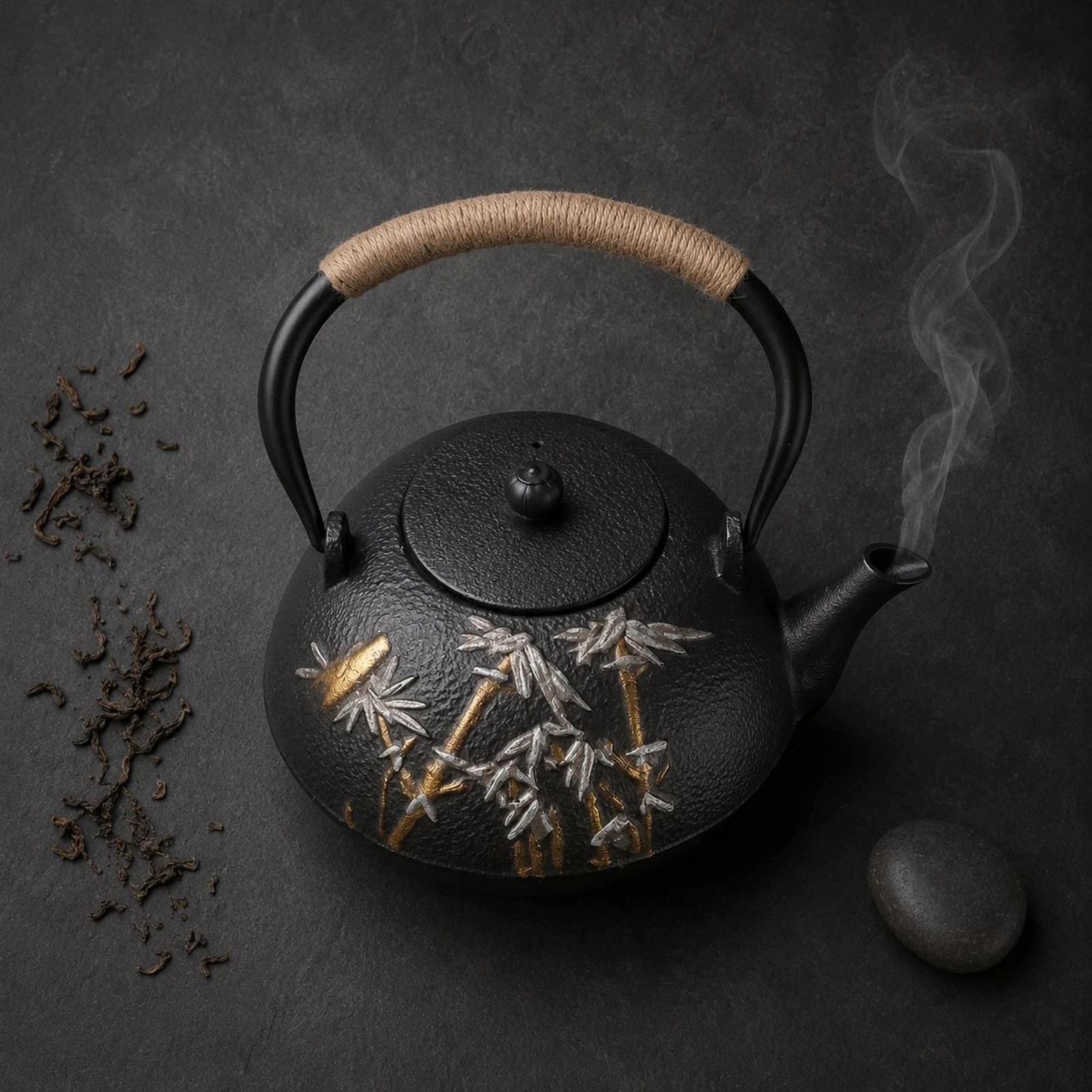إبريق شاي من الحديد الزهر بمقب - مراجعة Cast Iron Tetsubin وسعره