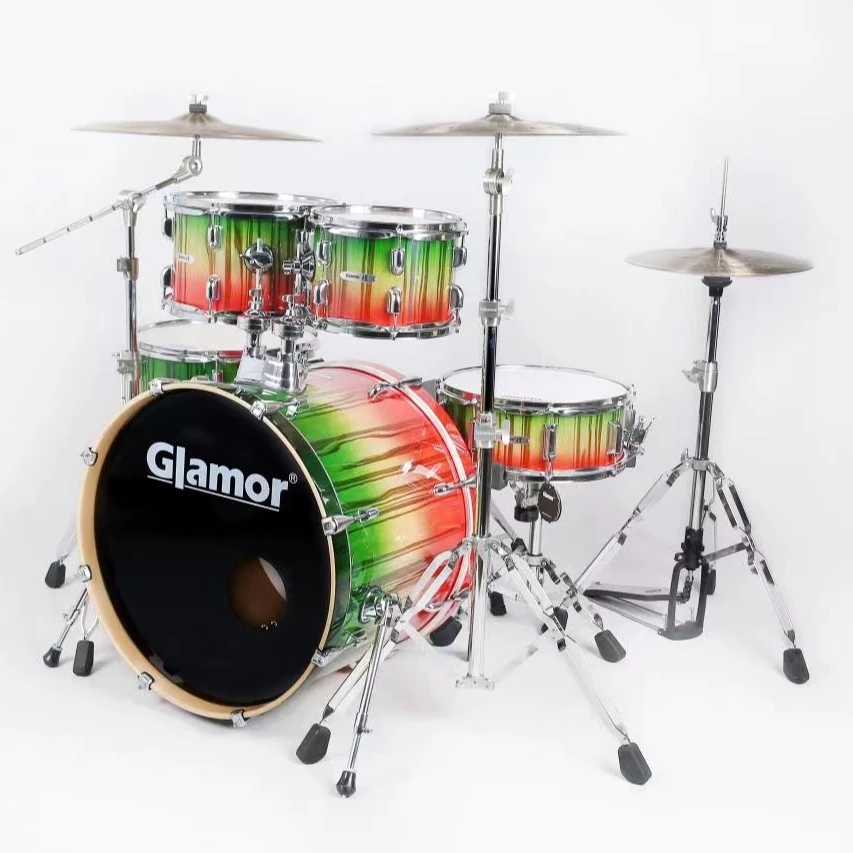 Glamor Drum Musical Instrument Professional Modern P522  Series Drum Kits For Entertainment And Music Play