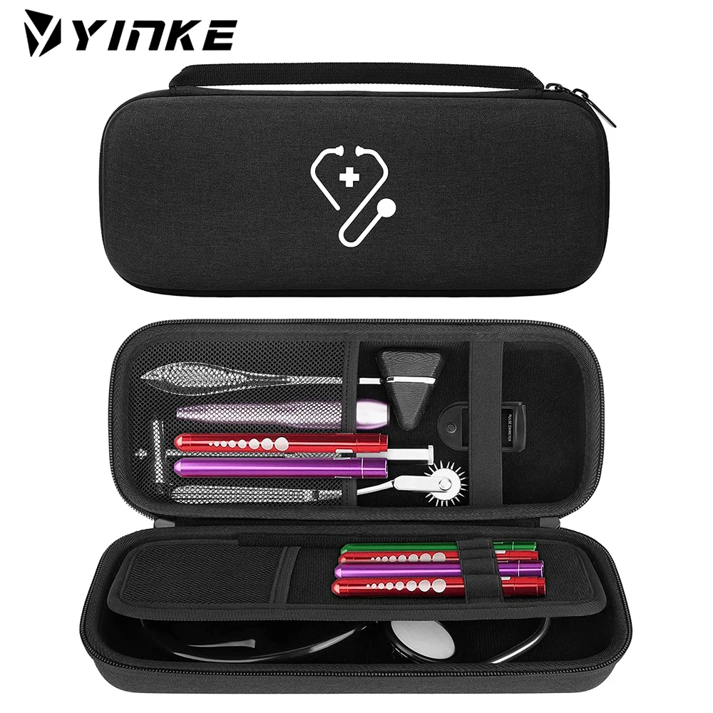 

Yinke Stethoscope Case for 3M Littmann Classic III/Lightweight II S.E./ MDF Acoustica & Cardiology IV EVA Travel Carrying Bag