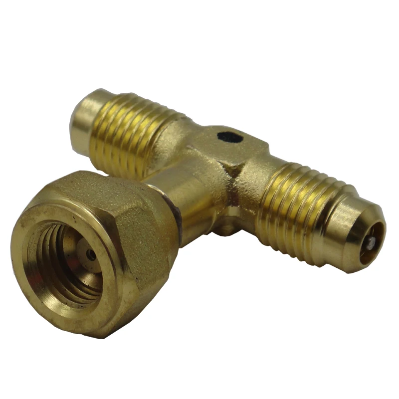 Schrader adapter between 1/8\