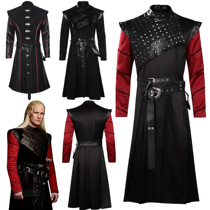 Daemon cosplay תלבושת מעיל פנטזיה טלוויזיה הדרקון תחפושת בית תחפושת גברים מבוגרים משחק פנטסטי תלבושות Halloween כל הקדושים