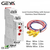 GEYA GRL8 Relé de control de nivel de líquido Controlador electrónico de nivel de líquido 10A AC/DC24V-240V