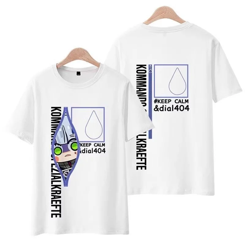 اللولب لعبة الفتيات المواجهة لعب الأدوار تي شيرت ثلاثية الأبعاد طباعة الاطفال الكرتون أنيمي تيز الصيف الرجال النساء Harajuku قصيرة الأكمام Y2k #1