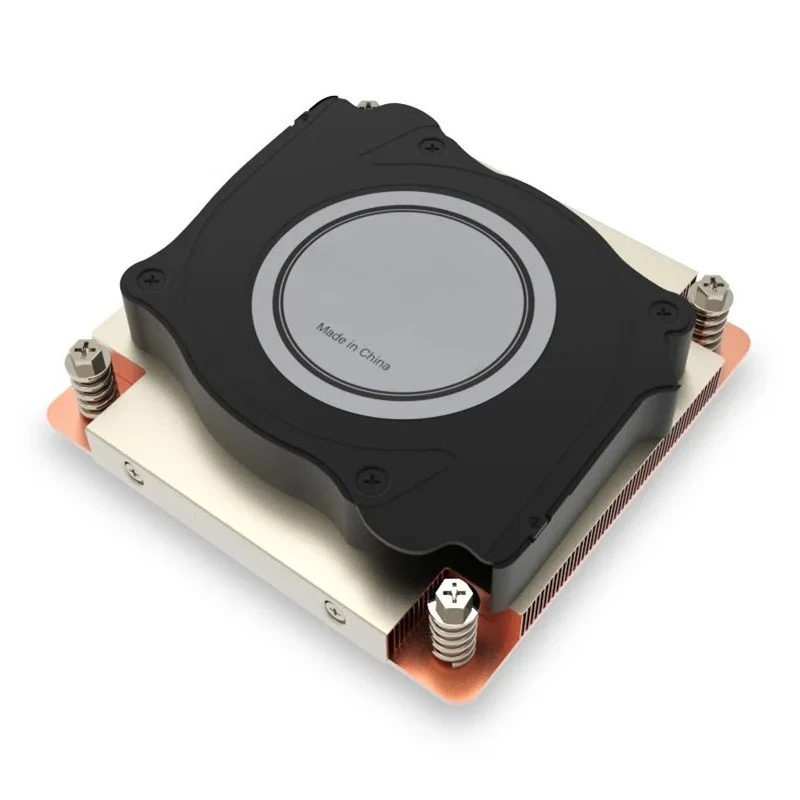 

DYNATRON Q7 LGA1700 1U Ultra-Thin Heatsink Pure Copper CPU Cooling Fan For Server Industrial PC High Heat Dissipation Chassis