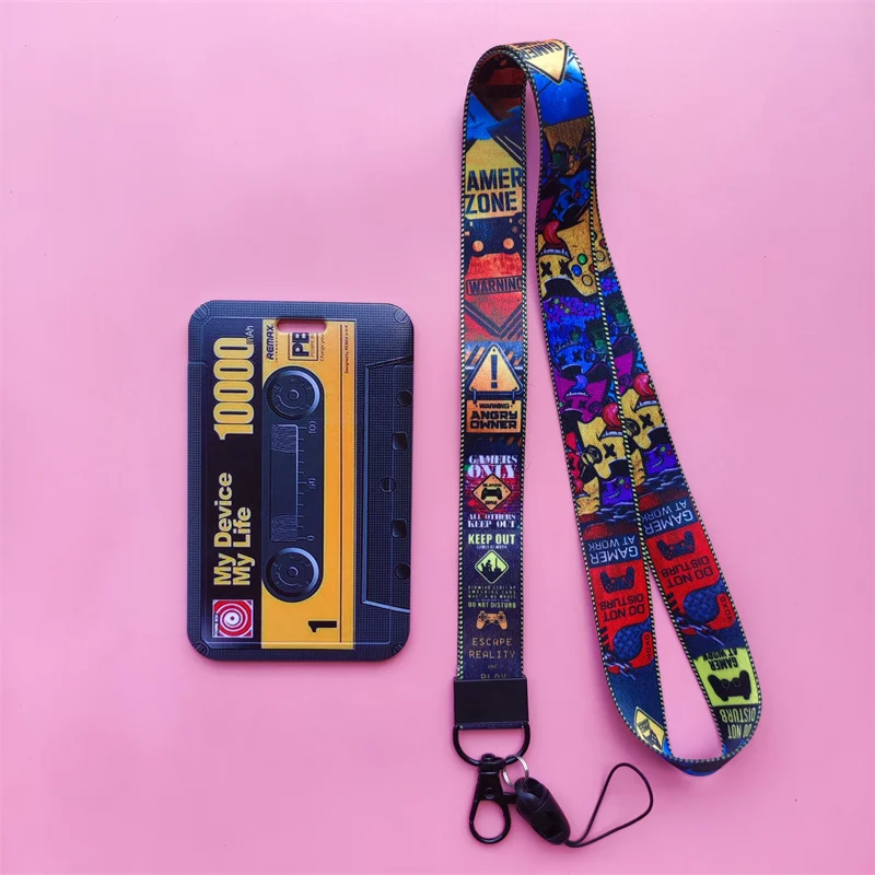 Retro Tape Kamerakartenhalter Lanyard Umhängeband Kreditkartenetui Ausweishalter Ausweise Schutzkarte – Detail 16
