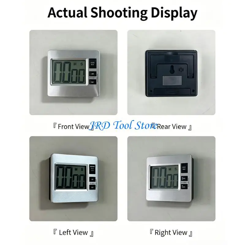A2UD User Friendly Digital Timer with Touch Control Energy Saving Design Countdowns Perfect for Home Gyms Office Needs