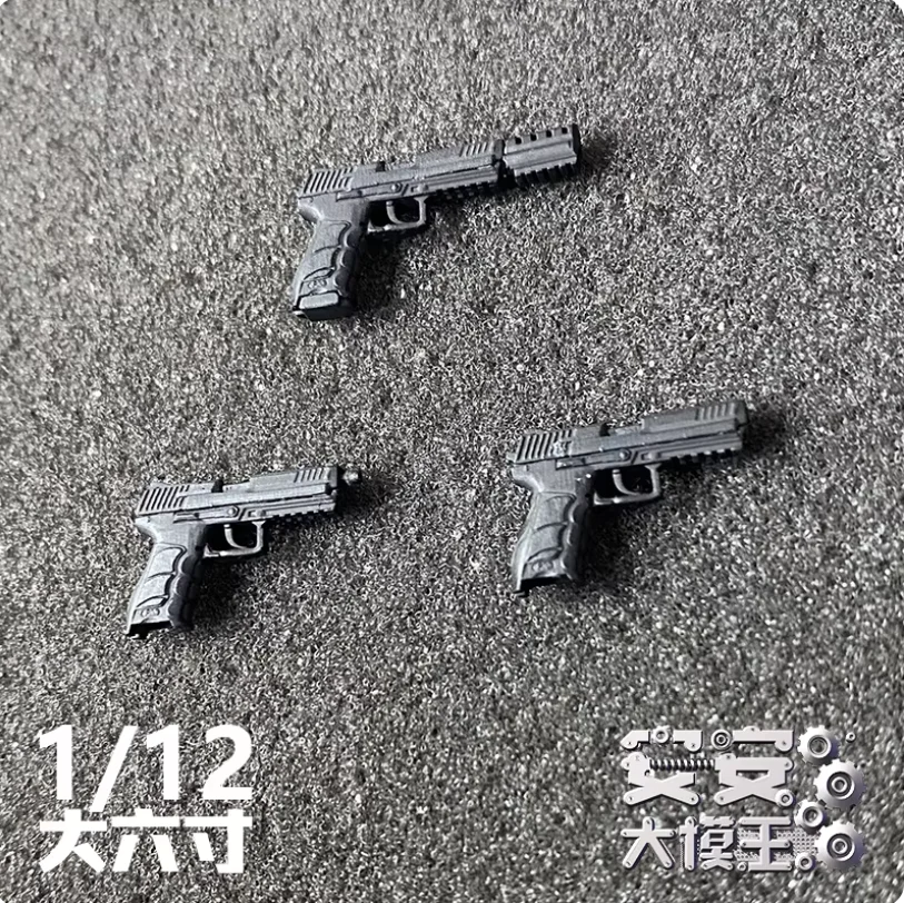 1/12 Soldier Toy Mini HKP30L Gun Resin Fit 6'' Action Figure Doll Body DIY Accessories Model In Stock