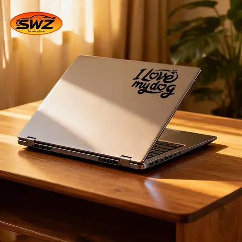 Dog Lover Gift I Love My Dog Car Sticker HD PVC Waterproof Decal for Car Window Bumper Laptop Scrapbook Decor,home walls
