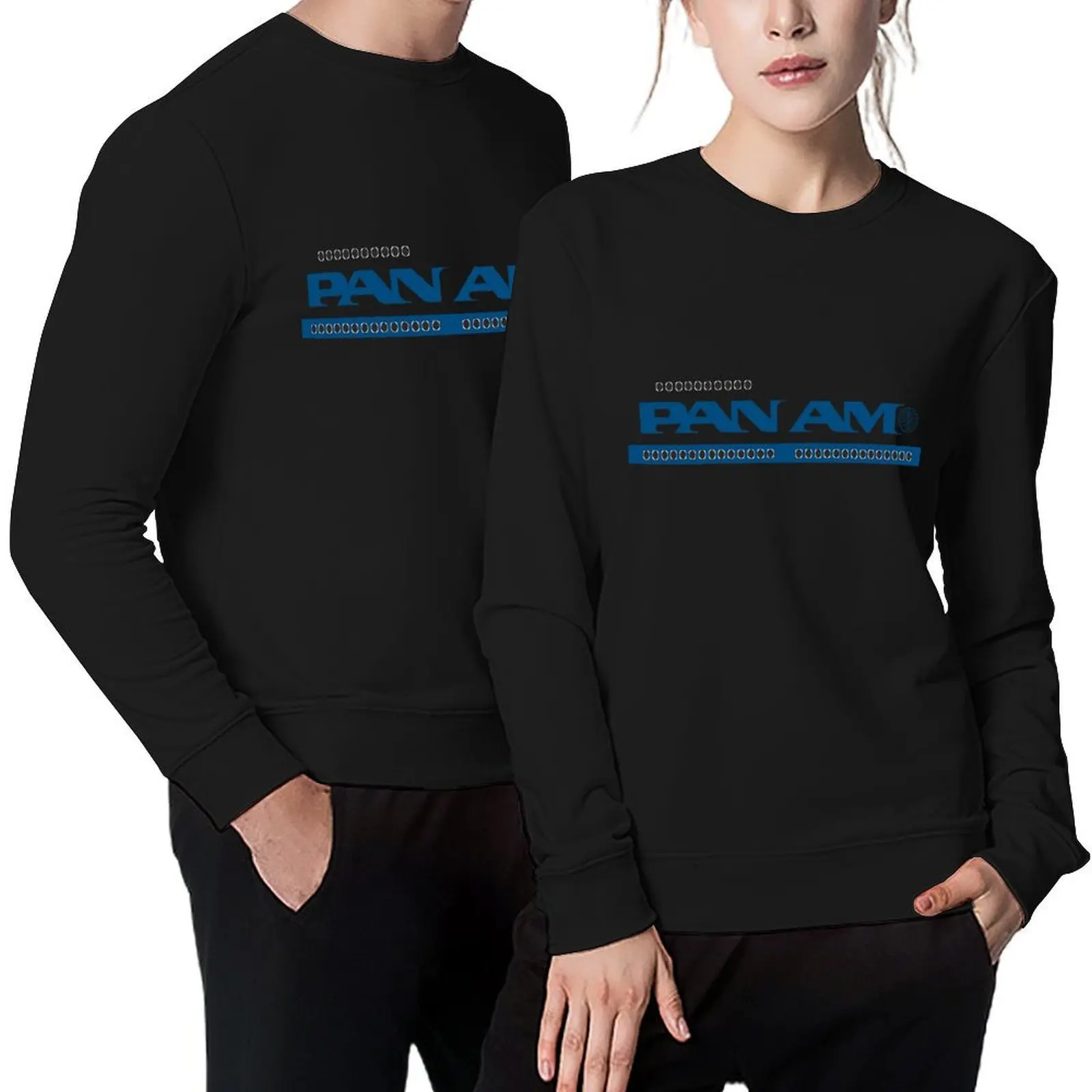 

Pan Am 747 Style Pullover autumn jacket men men's sweat-shirt set men's clothes japanese style graphic sweatshirts