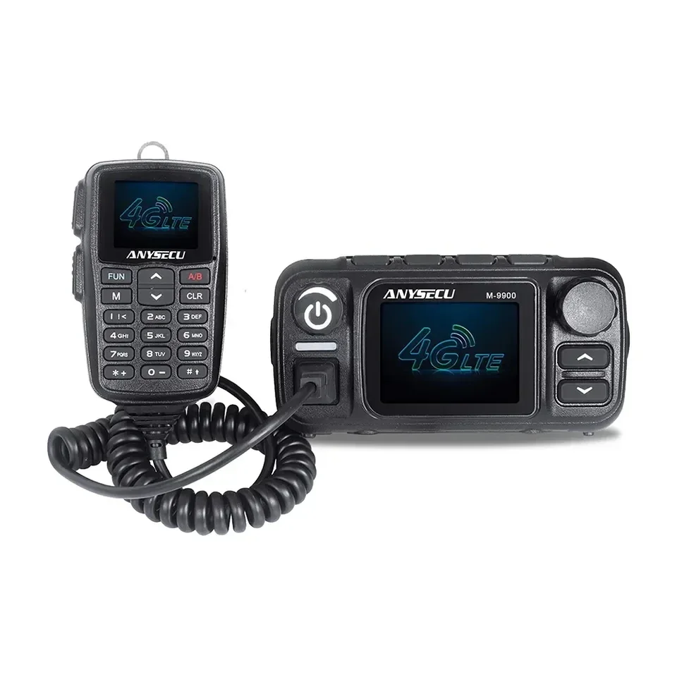 25W High Power Mobile Radio M-9900 POC+Analog Car Radio M9900 uhf vhf Linux System work with Realptt