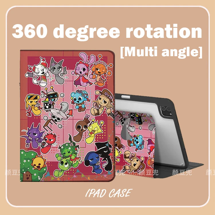 

Чехол Sprunki Anime Game Oren для iPad 10.2 8th Air 4 5 6 Mini 5 6 7 Роскошный силиконовый чехол для Air 7 Pro13 iPad 11th 10th