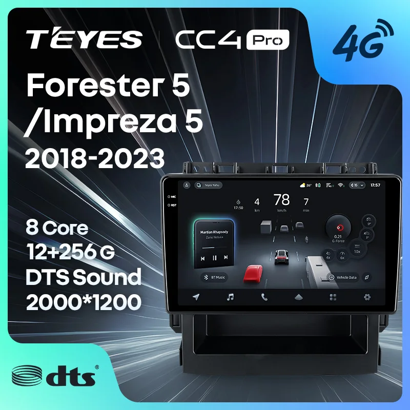 TEYES CC4 PRO para Subaru Forester 5 Impreza 5 2018 - 2023 CarPlay Radio Multimedia estéreo coche reproducción Android Auto 2DIN Autoradio