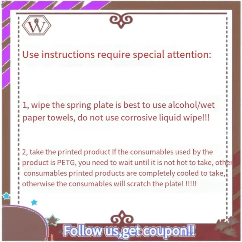 

ABBG-для Voron, красочная рабочая пластина, 300 мм, PEY, двухстороннее покрытие, нагревательная платформа, аксессуары для 3D-принтеров, гипсофила и круг