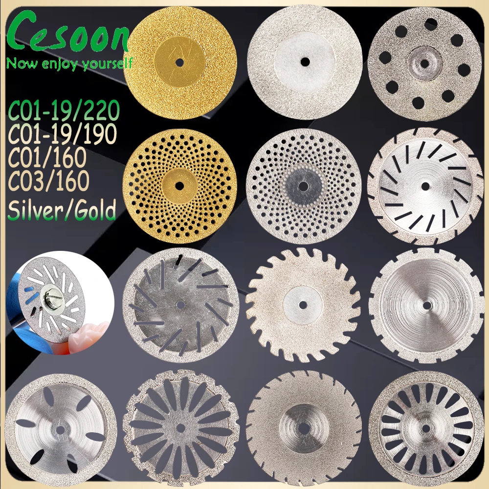 

5Pcs Dental Polishing Diamond Disc Ultra-thin Double Sided Grit Cutting Disks Dentist Grind Cutter Rotary Wheel Dentistry Tools