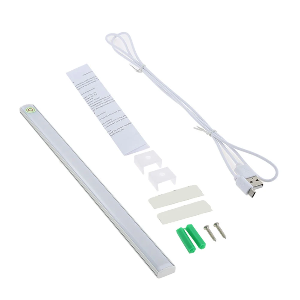 

21 Led Touch Dimming Night Light Usb Powered Ultra Bright Drawer Closet Cabinet Wardrobe Stairs Sensor Lamp Bar Yellow