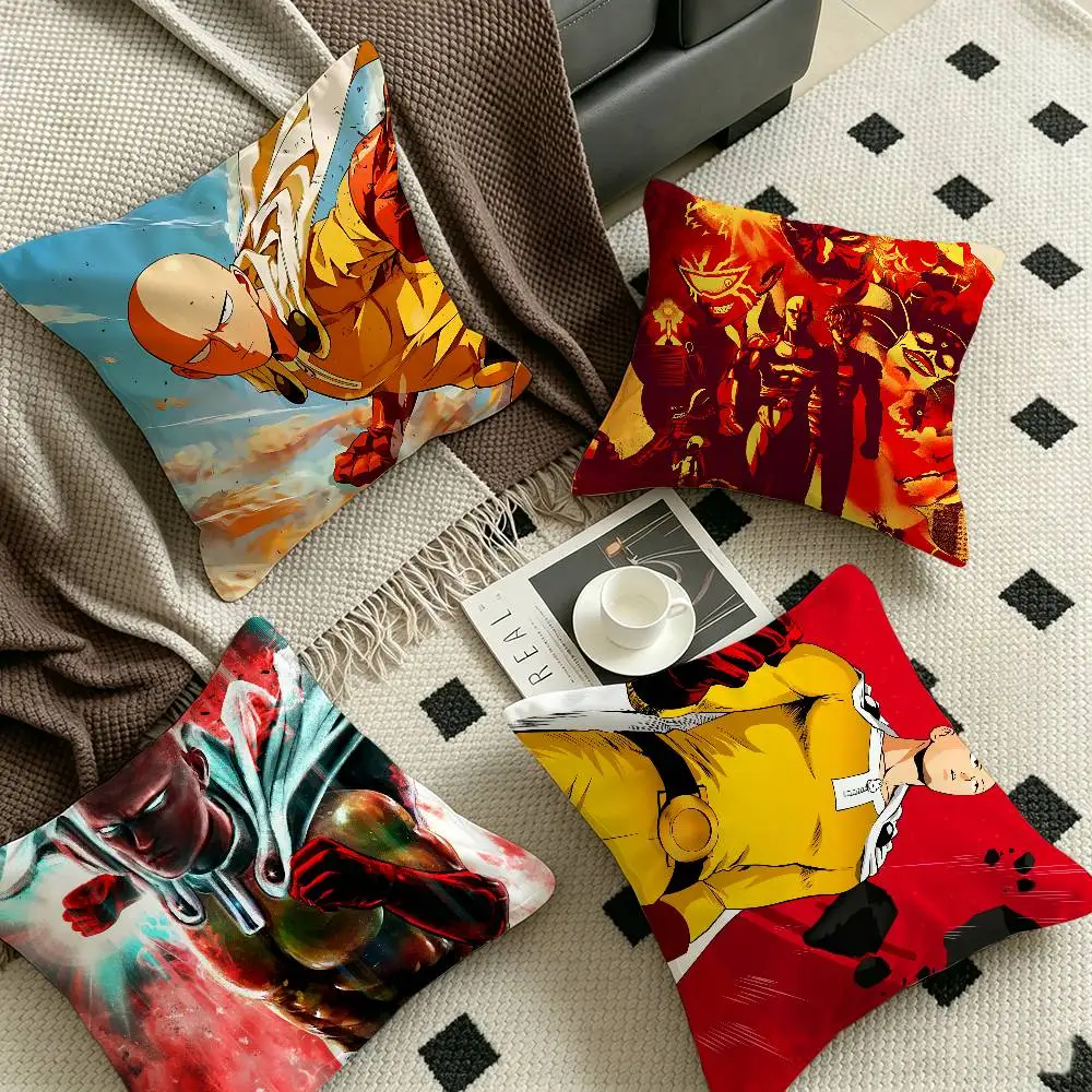 One Punch Man Cushion Cover Decorative Pillow Sofa Home Decor case pillow cases