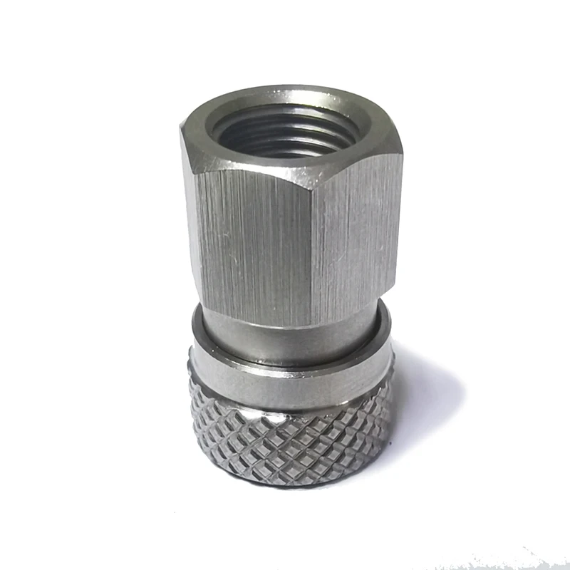 Adaptador desconexión rápida HPA hembra – Acero inoxidable 8mm M10x1 - imagen 5