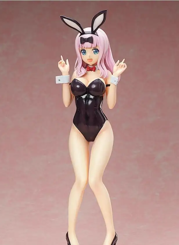 

No box 36cm Japanese original anime figure sexy Fujiwara Chika bunny ver action figure collectible model