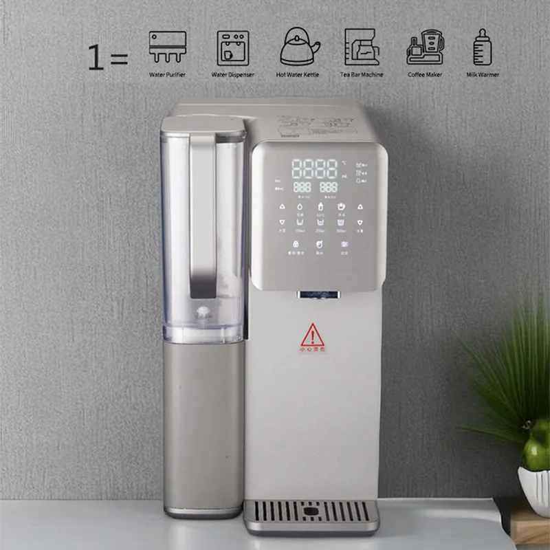 Hot Selling Strontium Rich Mineral Water Multi-functional Desktop Instant 5-stage RO Water Purifier with TDS Detection