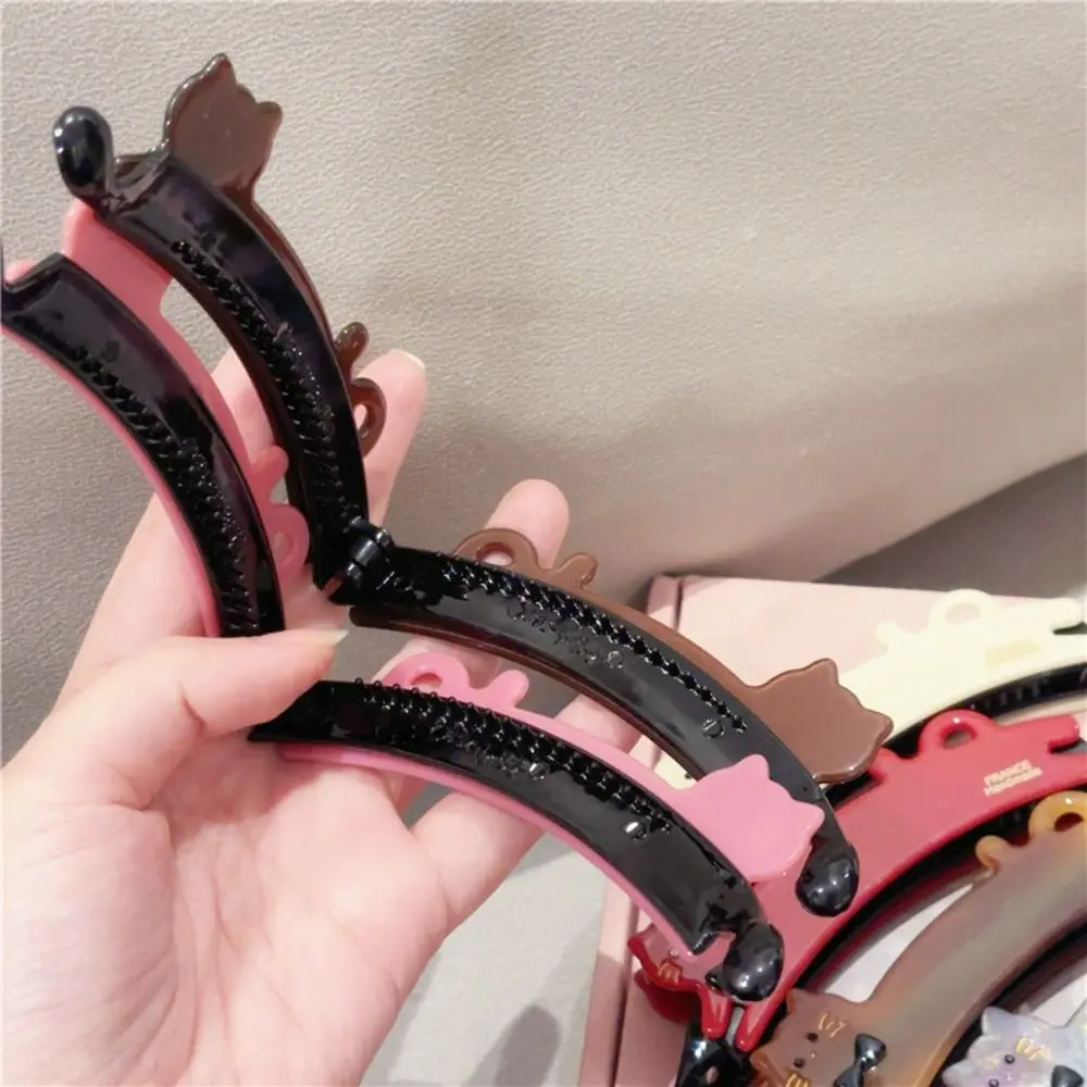 

Personalized Acetic Acid Acetate Cat Hair Clip Cartoon Pet Animal Banana Clip Headdress Korean Style Vertical Clip Girl