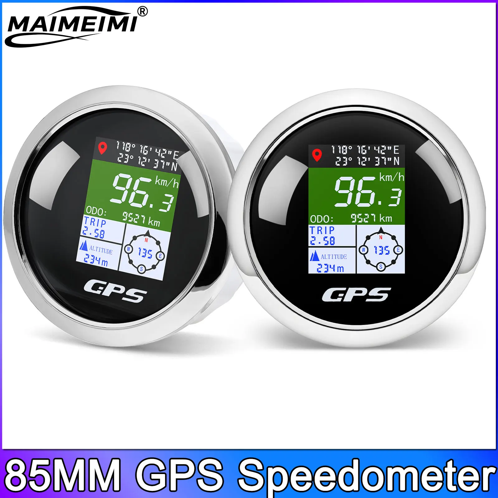 85Mm Gauge Gps Spee… - image