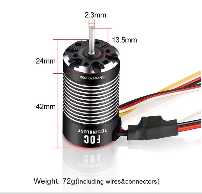 Hobbywing Quicrun Fusion MINI16 3000KV 30A Brushless Sensored Waterproof Motor Esc 2-in-1 Machine For 1/16 1/18 Rc Car Crawler