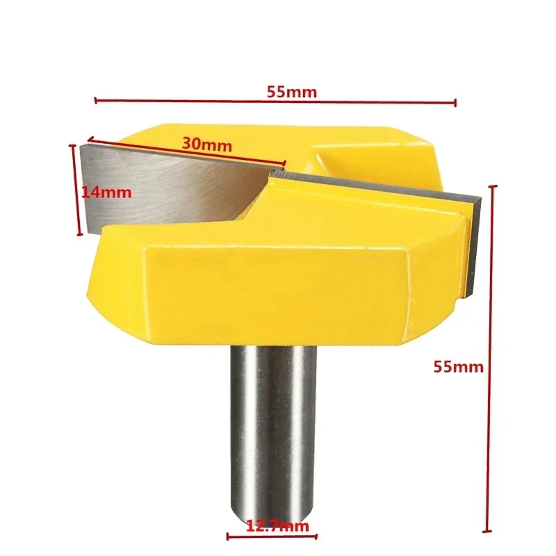12mm 1/2" Shank 2-1/4" Bottom Cleaning Router Bit Straight  Wood Clean Milling Cutter
