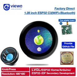 ESP32 Development BoardLVGL 1.28inch 1.5 OLED Knob Switch UART Smart Display Screen 1.28 inch IPS LCD TFT Module for Arduino